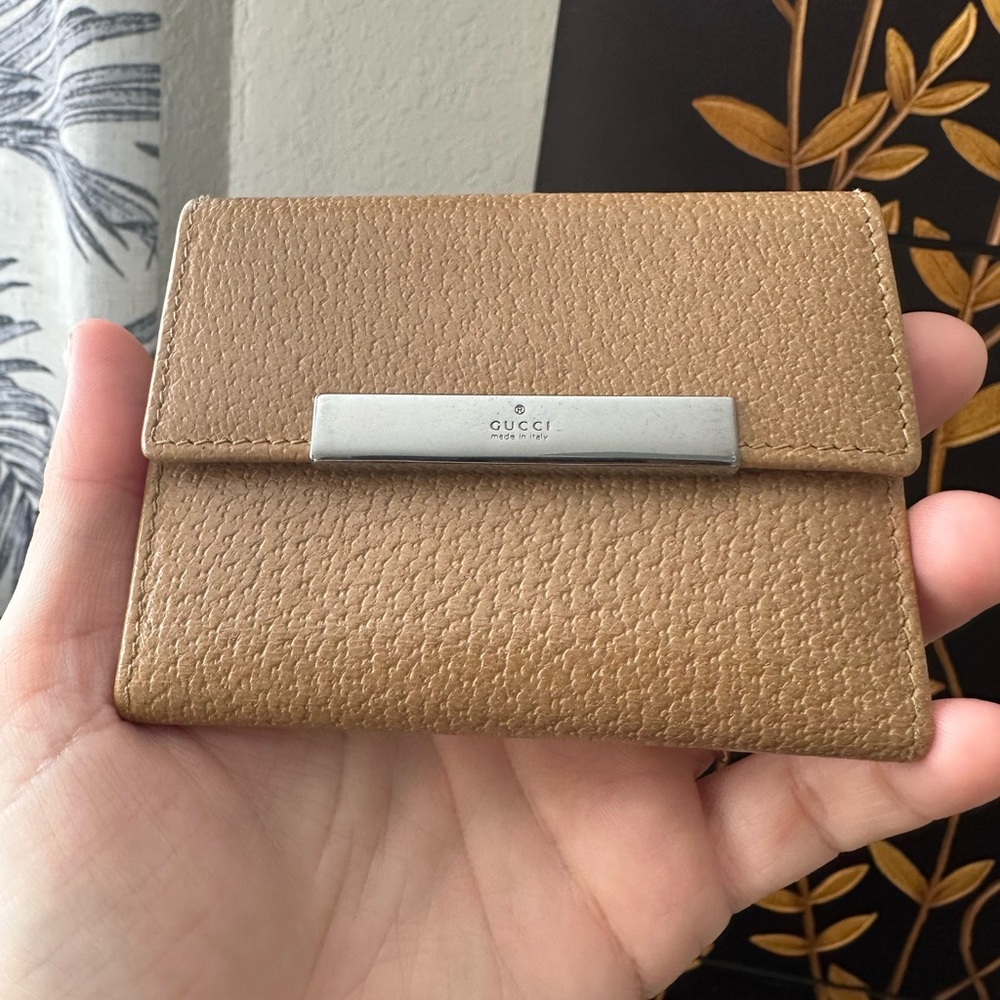 Gucci Leather Wallet Cardholder VGUC Authentic